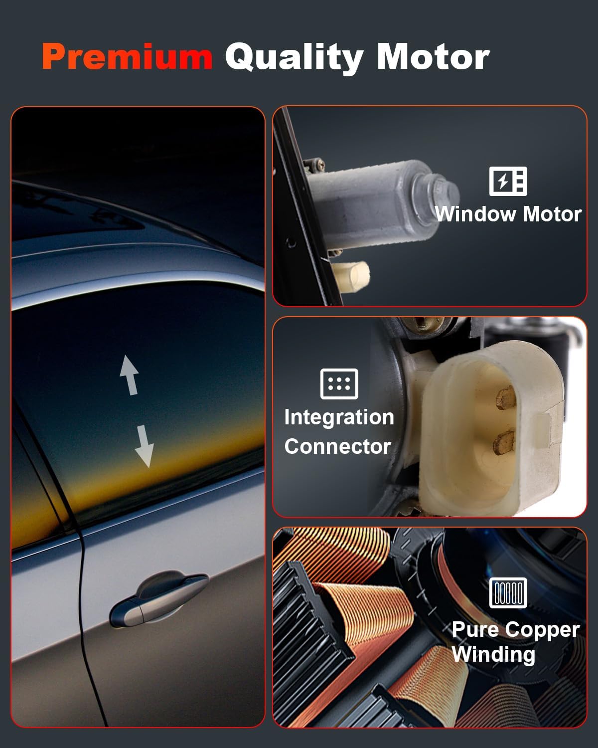 Regulador ventana eléctrica Ford Focus 2000-07 izq conductor