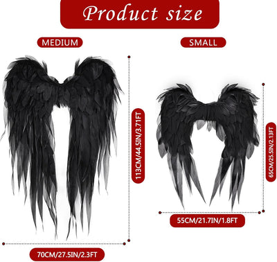 Alas de ángel gasa para niña y mujer cosplay Halloween