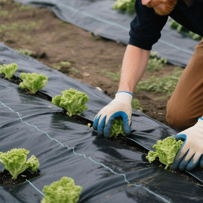 Tela geotextil para jardín contra malezas servicio pesado