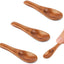 3 Cucharas Madera Rojo y Marrón para Especias 2.36pulg