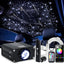 Kit cielo estrellado auto luces fibra optica RGBW con app