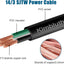 Cable extensión 14/3 cobre puro 50 ft para exteriores