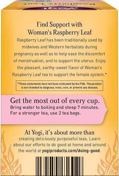 Té de frambuesa para mujer