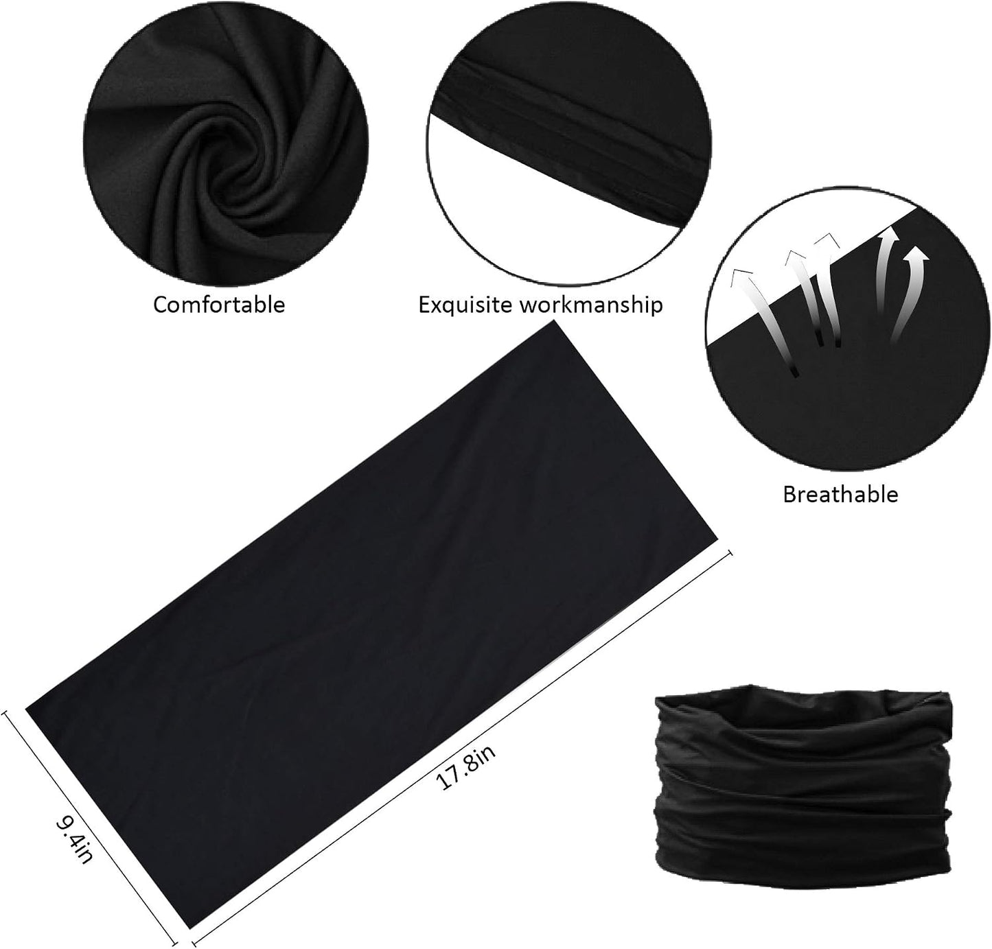 Polaina cuello unisex multifuncional