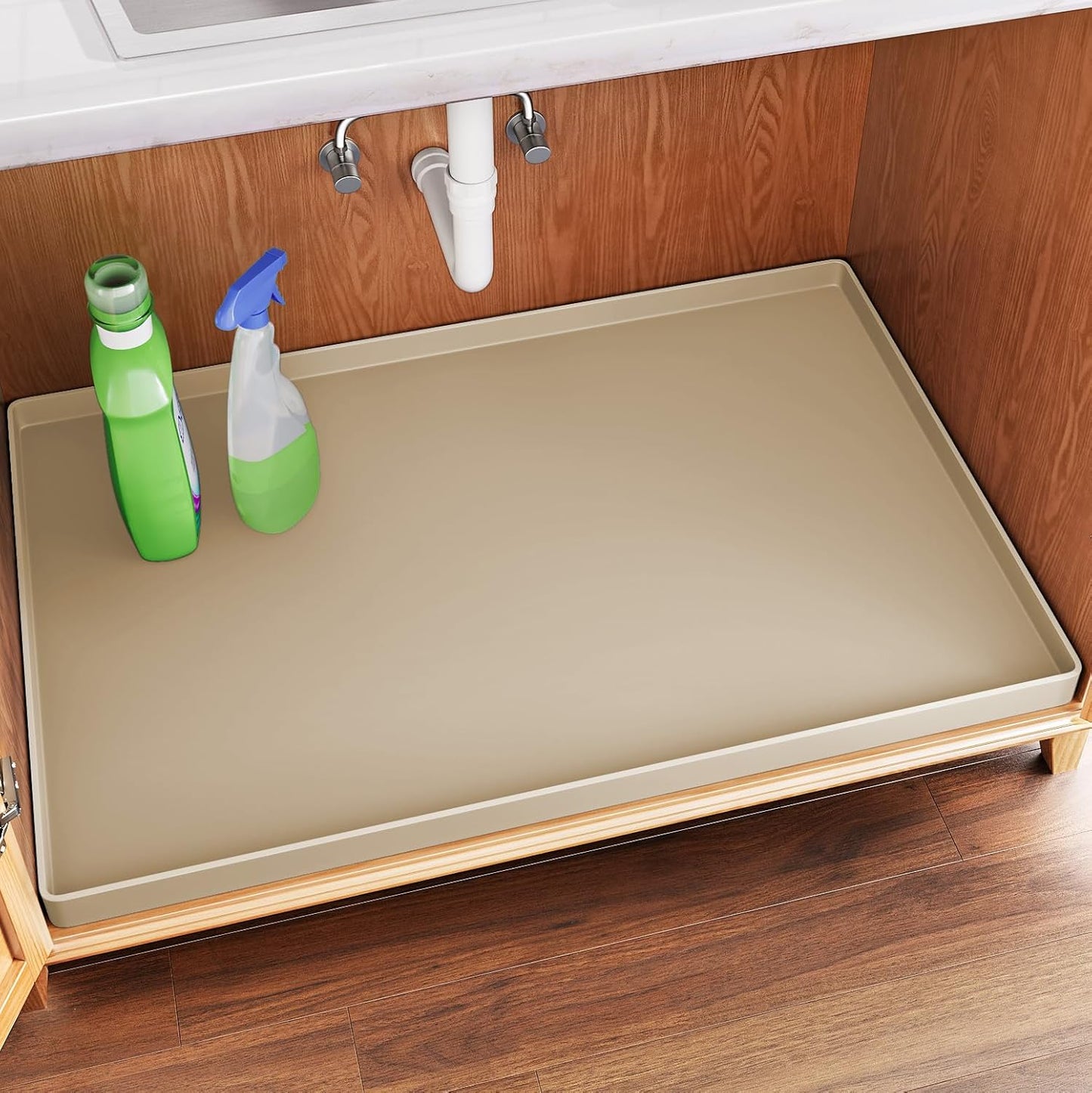 Tapete impermeable 19x19pulg para fregadero cocina baño