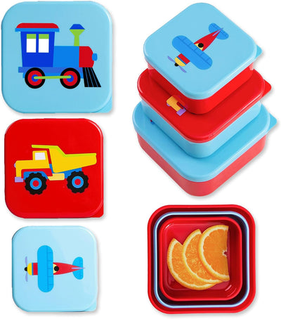 3 Recipientes Comida Niños Apta Lavavajillas Sin BPA