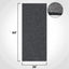 Tapete garaje 36x84pulg absorbente derrames aceite gris