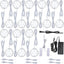 Kit luces LED disco para gabinete 120V a 12V CC con
