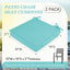 2 Pzas Cojines Exterior 19x19pulg Impermeables
