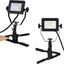 Luz trabajo LED portátil 1200 lúmenes con abrazadera 120V