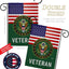 Bandera veteranos USA con soporte decoración americana