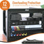 Regleta alimentación PDU 1U 12 tomas 12A UL cable 6 pies