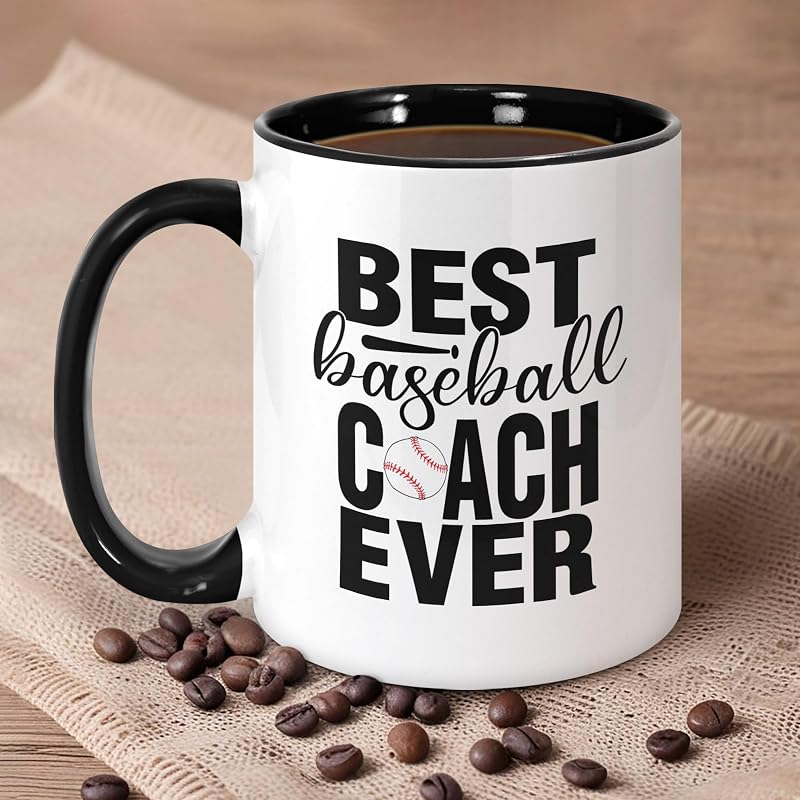 Taza 11oz regalo entrenador béisbol