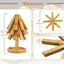 Set 3 Salvamanteles Bambú 8pulg Soporte Calor Resistente