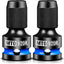 Adaptador 1/2 pulg a hex 1/4 pulg con soportes