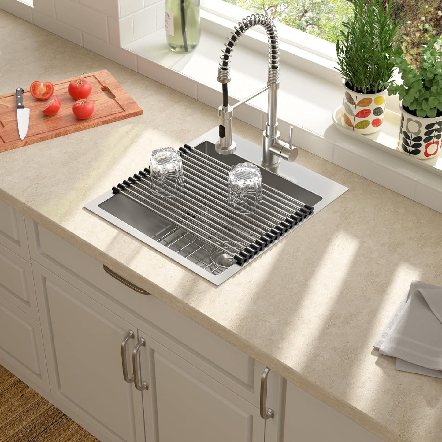 Fregadero cocina 18x20pulg acero inox exterior