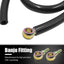 Adaptador manguera combustible 0.236pulg 0.472pulg 2unids