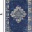 Alfombra 2x4ft dormitorio sala comedor azul marino