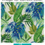 Almohada lumbar decorativa felpa 16.5x24.5" azul/verde 2 Uds