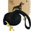 Correa cuero perro 8ft x 1/2pulg resistente suave medianos grandes