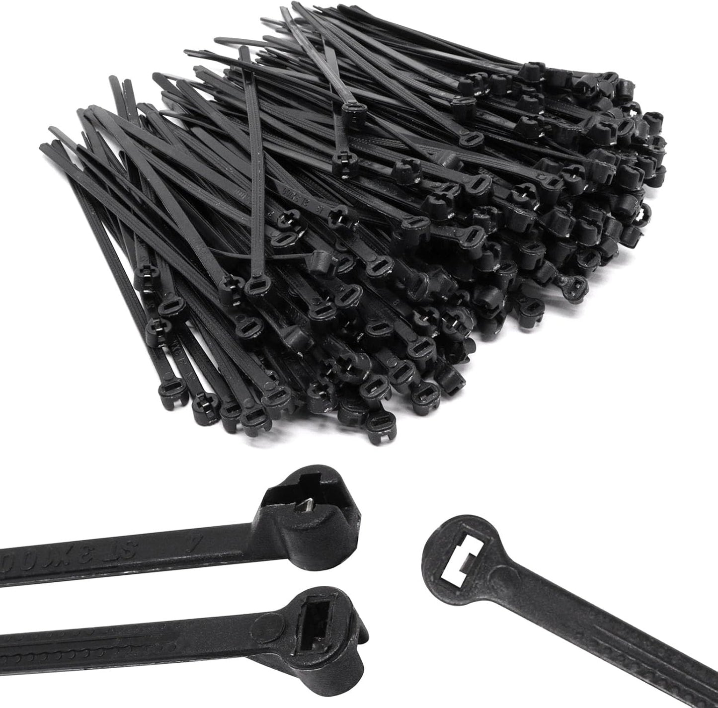 200 Bridas Cremallera 4pulg Acero Inox Autobloqueantes