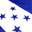 Bandera Honduras 3x5pulg tela poliéster ojales latón