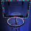 Luces LED aro baloncesto 18" 8 modos multicolor impermeable
