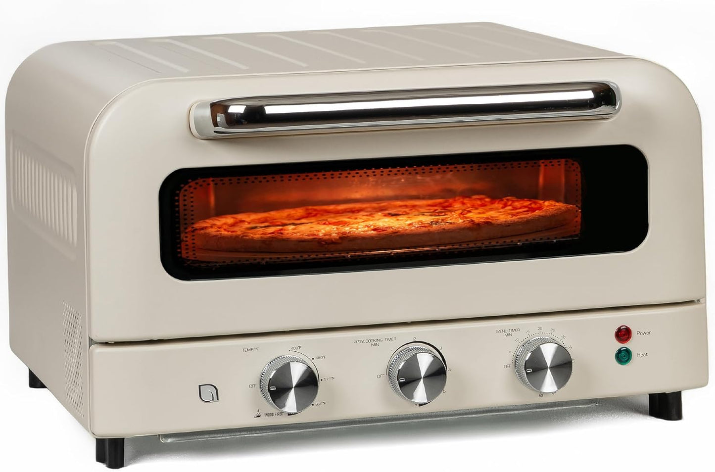 Horno eléctrico pizza interior 1800W 750°F piedra cerámica