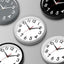 Reloj pared analógico 10pulg silencioso sin tictac negro