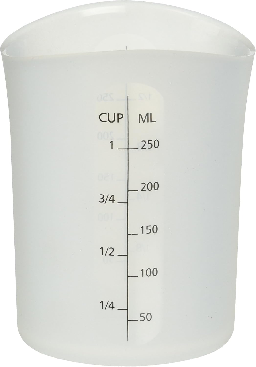 Medidor flexible silicona para agitar y verter 1 taza