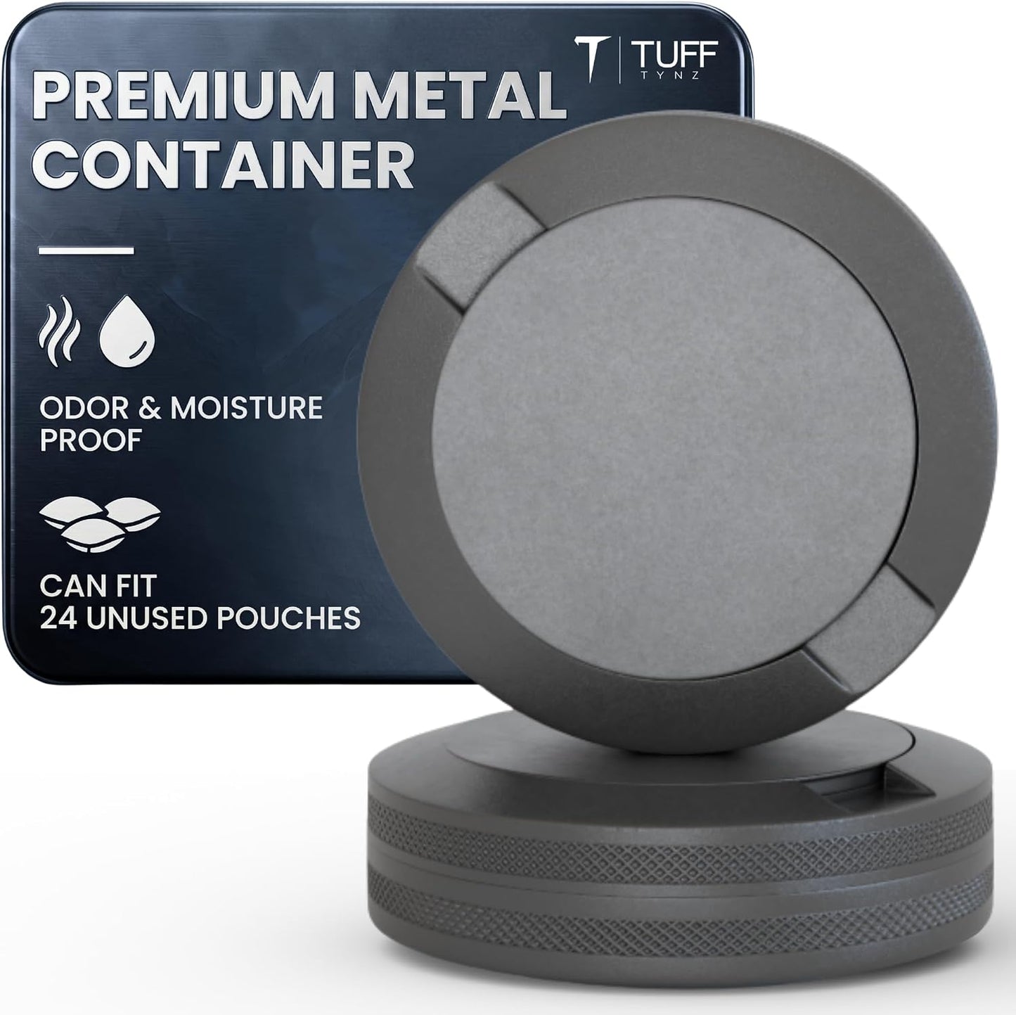 Lata de metal Zyn a prueba de humedad y olor
