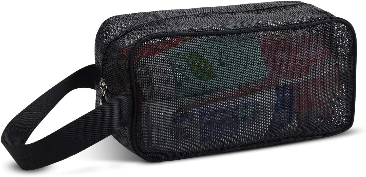 Bolsa malla organizadora ducha dormitorio universitario