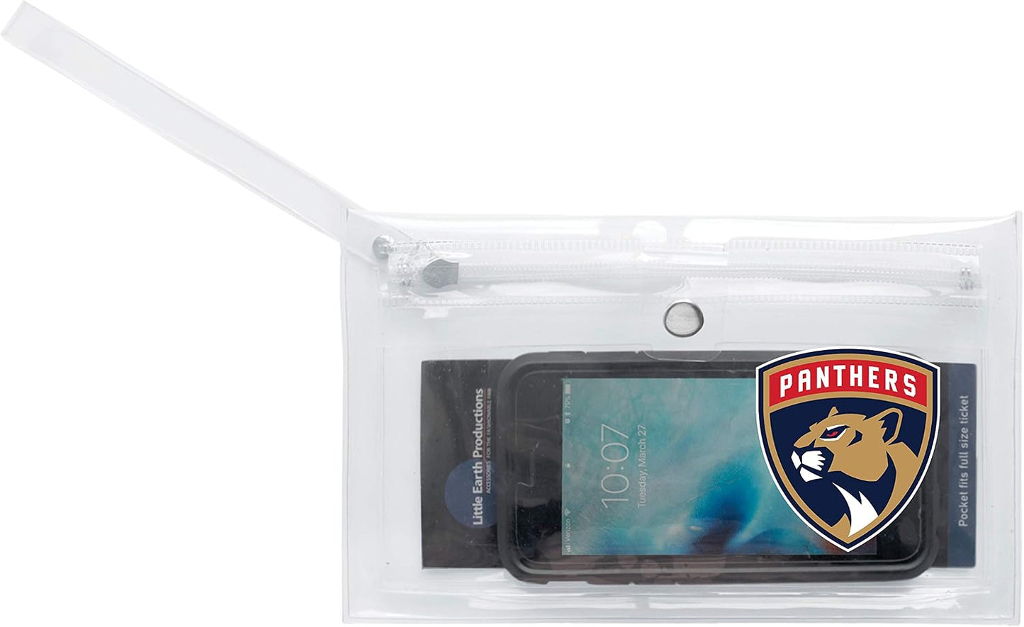 Pulsera unisex NHL transparente con logotipo