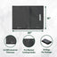 Bolsas sellado vacío 15x20" 50uds negra y transparente