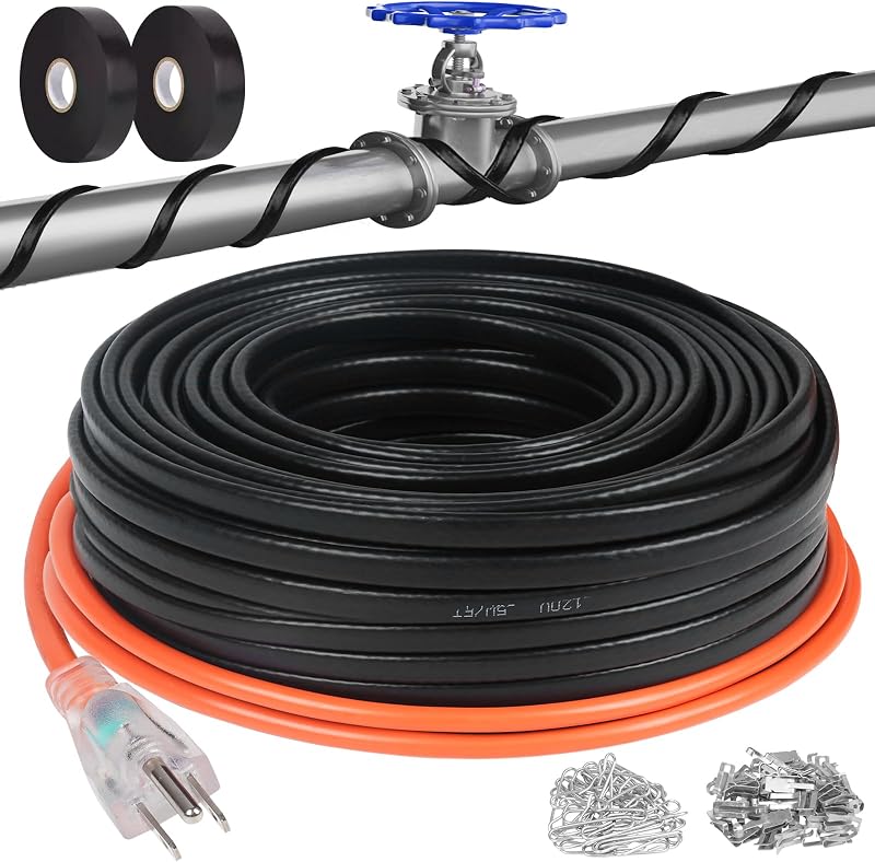 Cinta térmica para tuberías 200ft -40°F aislamiento