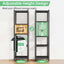 Estante cocina 5 niveles metal ajustable con ruedas
