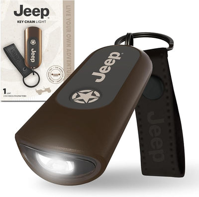 Linterna llavero Jeep compacta con apagado automático