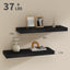 Estantes flotantes 24" diseño moderno pack 2
