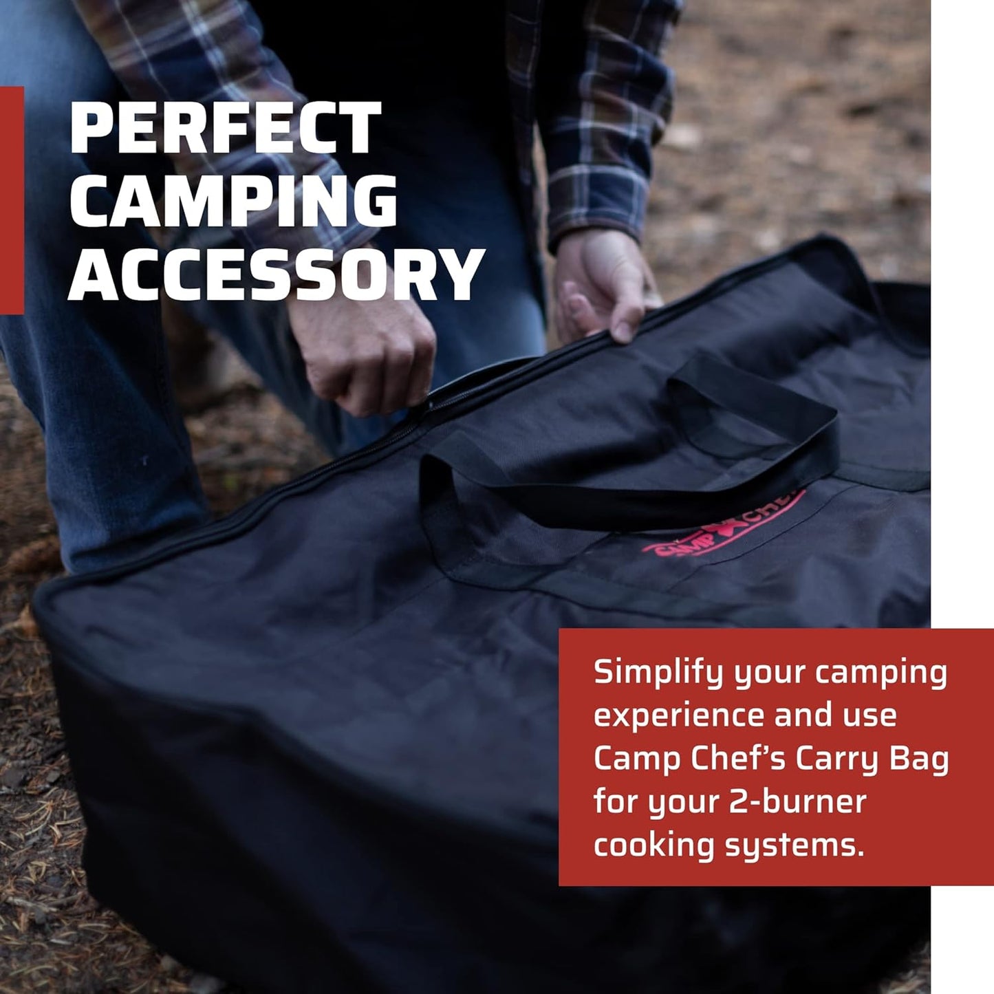 Bolsa transporte estufa Camp Chef 2 quemadores