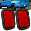 Luz trasera remolque 5x3 2pzas roja 10LED IP67