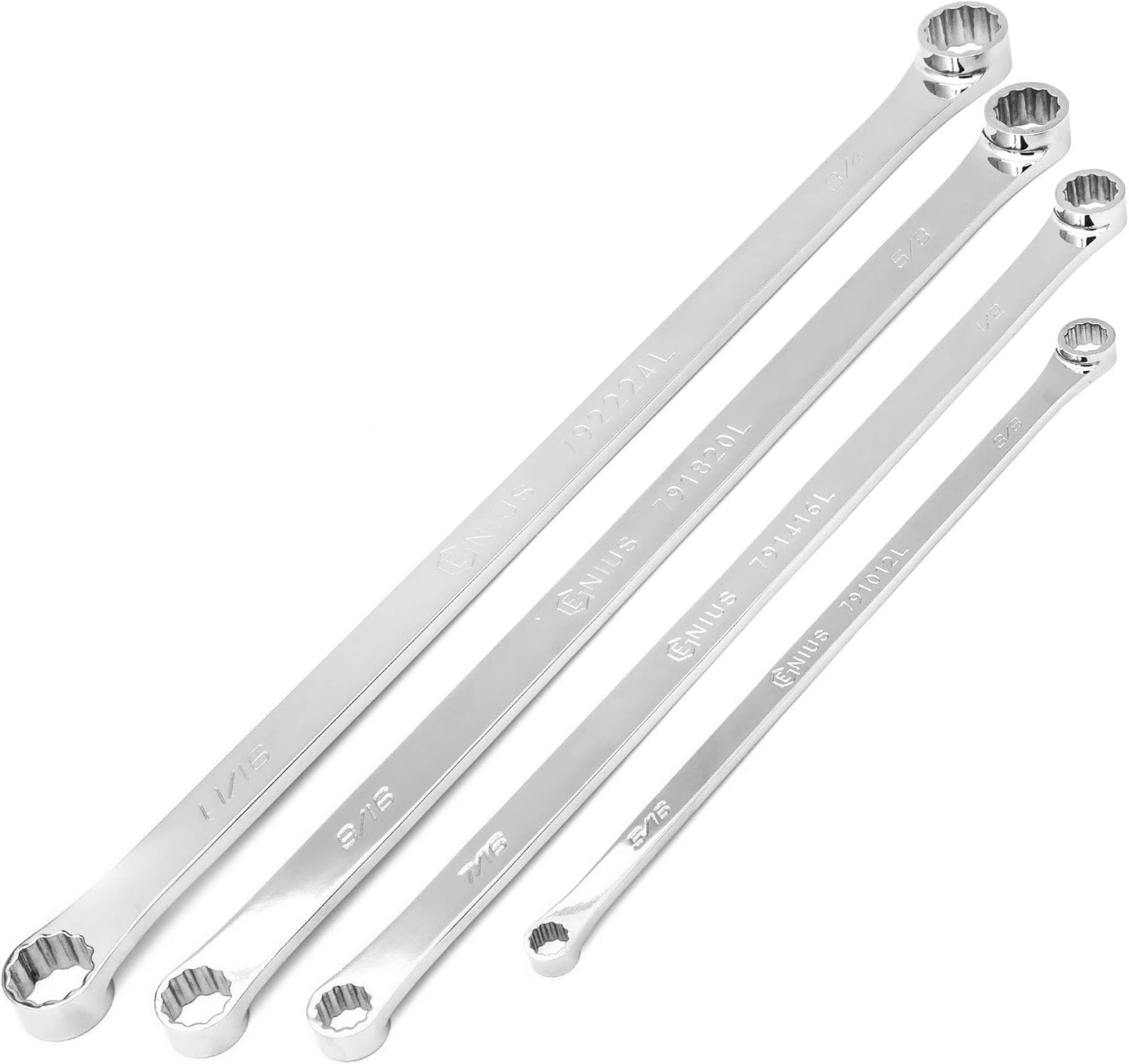 Set 4 Pzas Llaves Extremo Caja SAE DE-704S