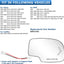 Espejo lateral derecho calefactable Chevy Silverado 03-06