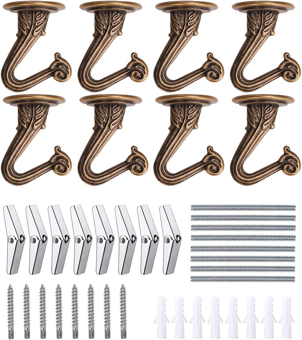 8 Ganchos Metal para Colgar Plantas