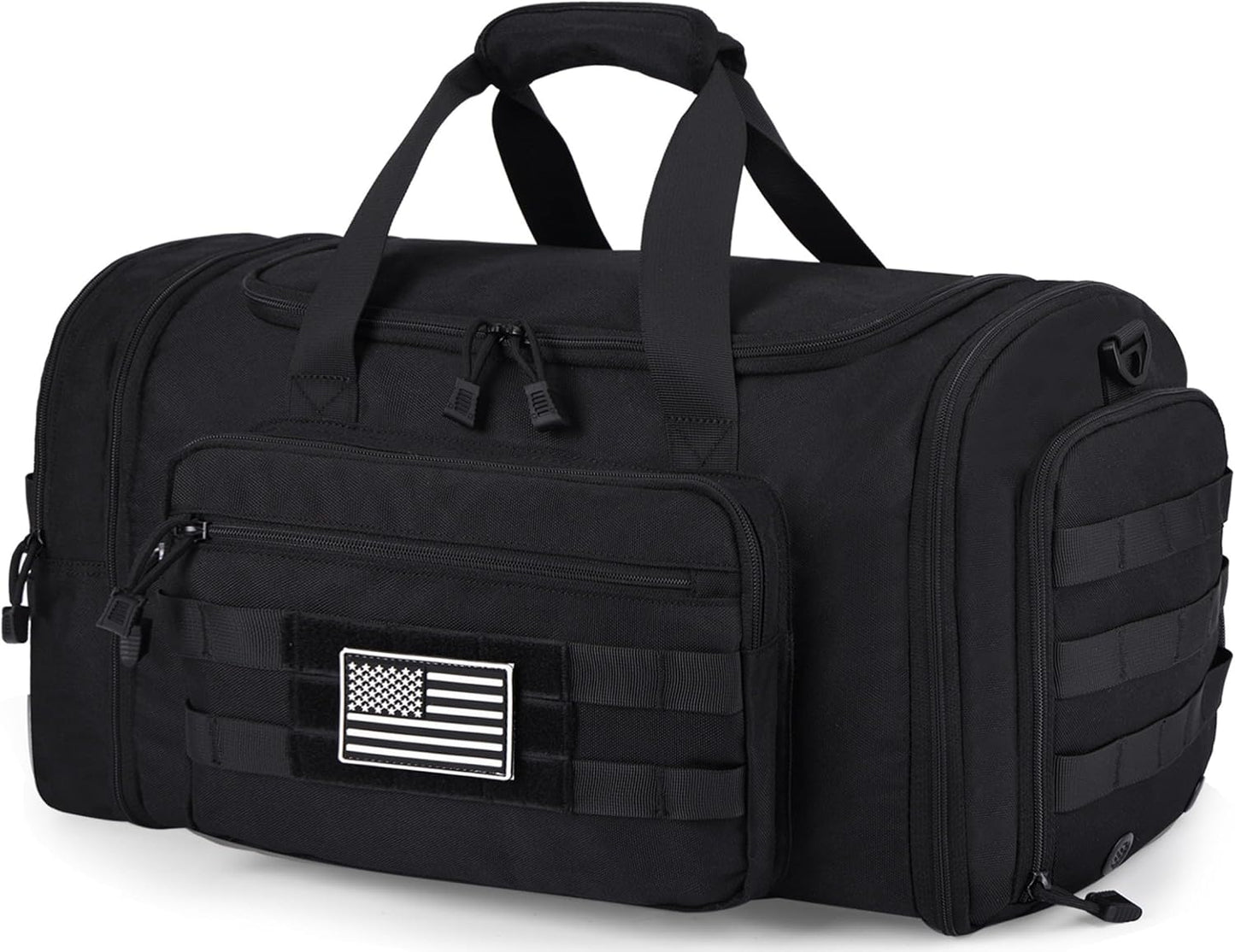 Bolsa táctica viaje 45l para hombre con compartimento zapatos