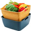 Set 2 Coladores Cocina 9-8qt Cesta Plástico Doble Capa Drenaje