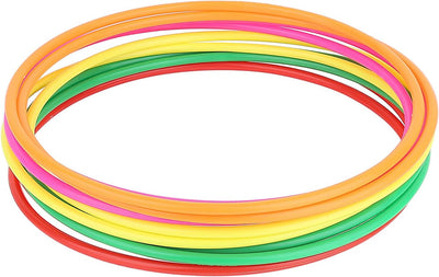 Anillos plástico colores para carnaval jardín 12 uds