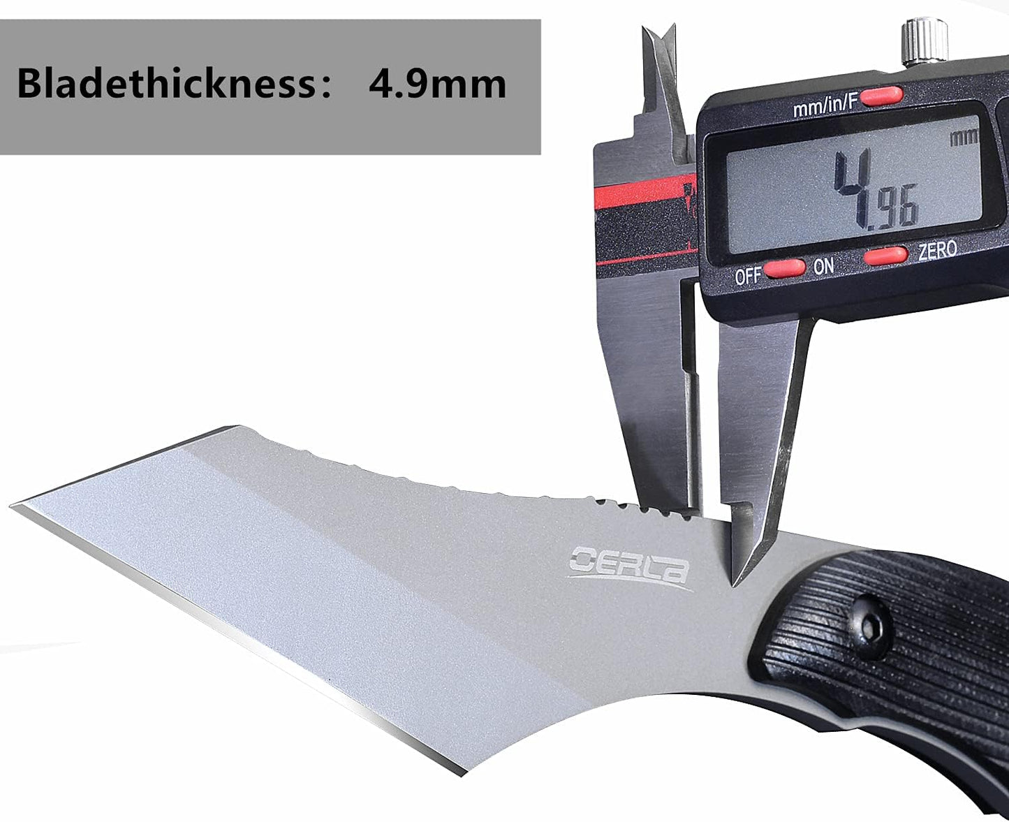 Cuchillo acero inox G10 mango clip Kydex