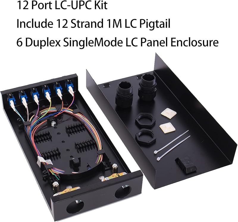 Cable dúplex 12 puertos para pared con carrete monomodo OS1