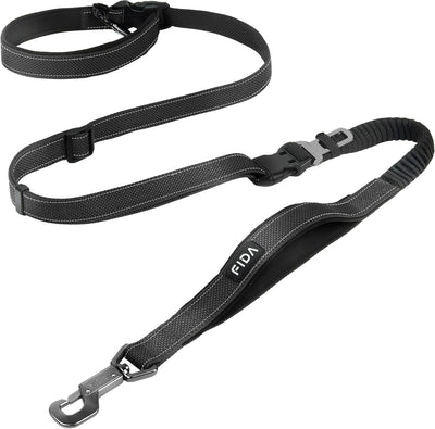 Correa perro 6en1 ajustable reflectante con clip coche
