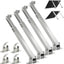 Soportes paneles solares 14-27pulg techo caravana